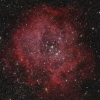 The Rosette - Taken in Benton, AR, consisting of 21 frames @ 20min each. December, 2015.