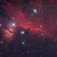 The Horsehead Nebula - Shot entirely in Benton, AR consisting of 67 frames @ 20min each. January, 2016.