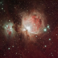 The Orion Nebula - Shot from Benton, AR and the River Ridge Observatory, consisting of 52 frames @ 20min each. Feb, 2016.