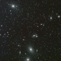 Markarian's Chain - String of galaxies in Virgo. Consists of 61 frames @ 20min each, shot in Benton, AR and the River Ridge observatory near Bigelow, AR.