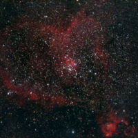 The Heart Nebula - Consists of 35 frames @ 20min each, shot entirely in Benton, AR.