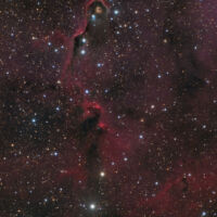 The Elephant Trunk Nebula - Shot in October, 2014 from the River Ridge Observatory near Bigelow, AR.