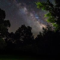 Taken July 7th, New Blaine, Arkansas. Canon 800D ISO 3200. At f/2.8, 20 seconds.