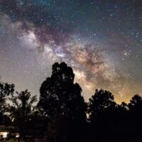 Taken July 7th, New Blaine, Arkansas. Canon 800D ISO 3200. At f/2.8, 20 seconds.